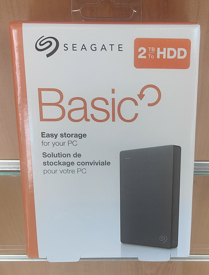 Disque dur externe Seagate 2.5" 2To USB3.0